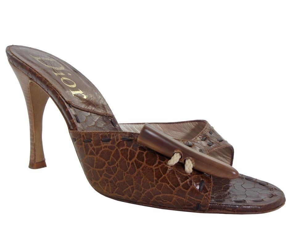 Christian Dior Mujer Sandalias sólido y Flip Flops