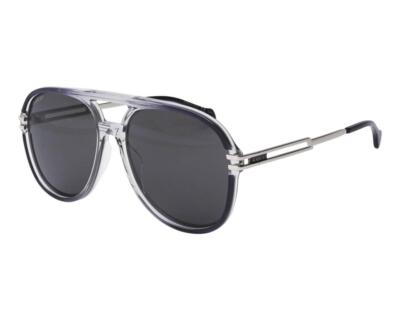 GUCCI GUCCI GG1104S-001-61 GREY SILVER GREY SUNGLASSES
