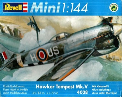 Revell 1:144 Hawker Tempest Mk.V Plastic Aircraft Model Kit 4038U