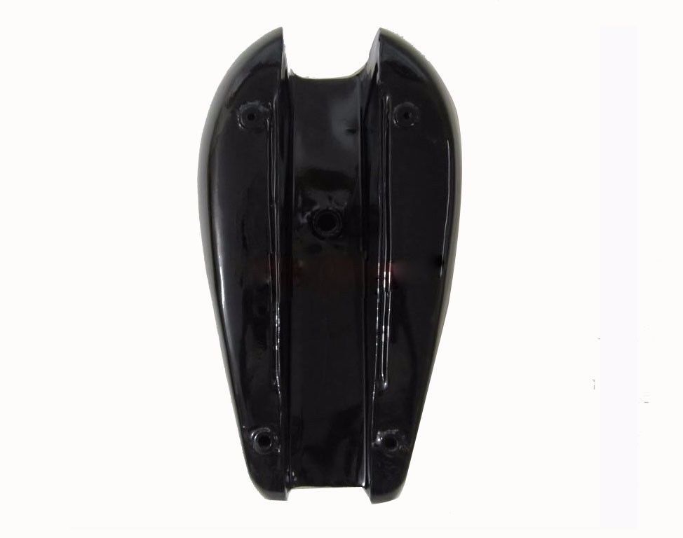 Fits Triumph T140 Silver and Black Painted Oil in Frame Fuel Tank Aluminum