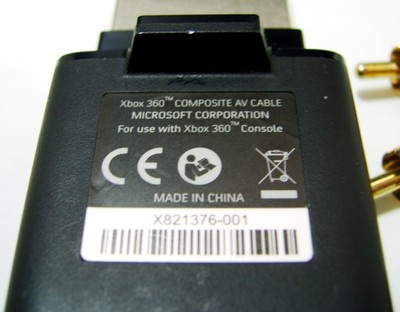 XBox 360 Composite AV Cable Microsoft Corporation