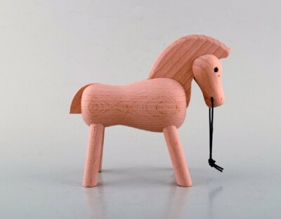 Kay Bojesen, Denmark. Wooden horse. Danish design, 20th/21st