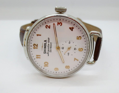 SHINOLA ARGONITE 1069 DETROIT WATCH S0120001932 38 MM CASE 8