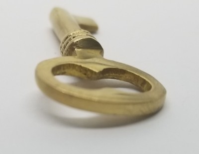 Small Cast Brass Key Polished Skeleton Antique retro desk cabinet hope chest box