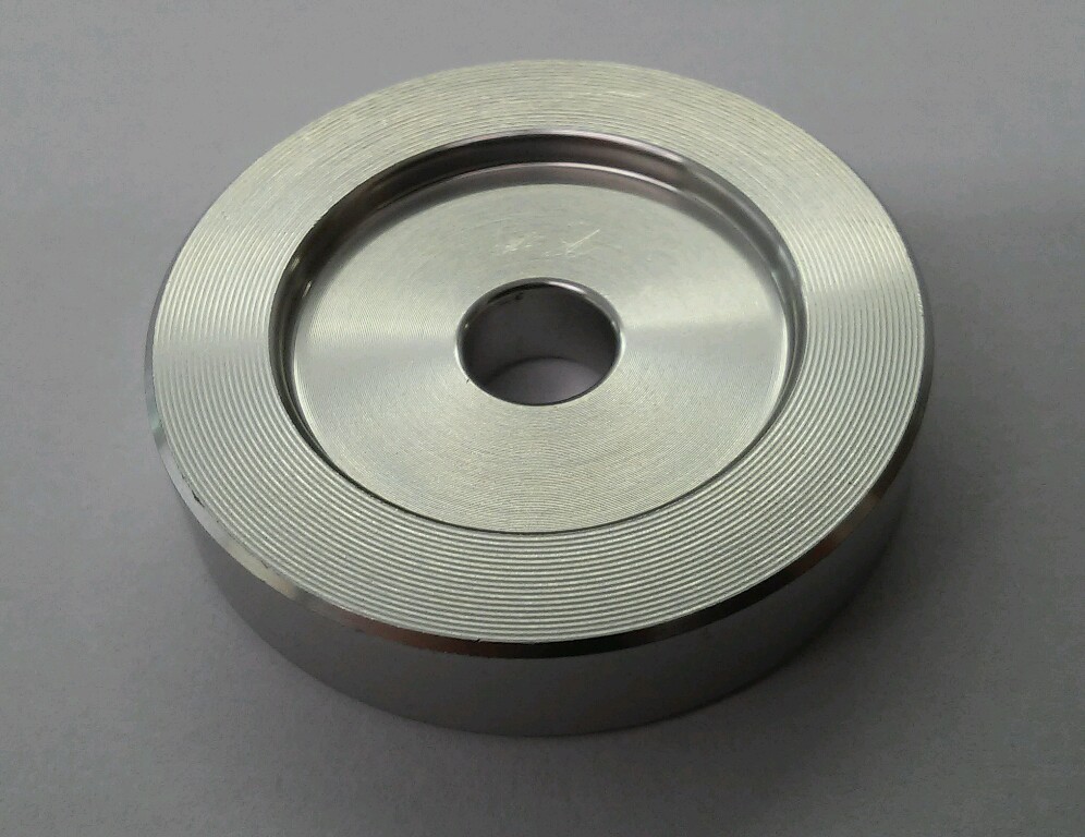45 RPM Spindle Adapter Polishished Aluminum