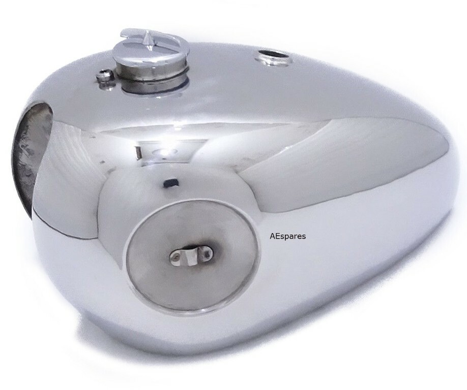 BSA Goldstar 4 Gallon Stainless Steel Petrol Fuel Tank With Filler Cap  