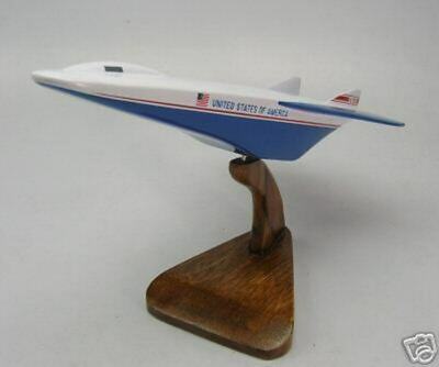 X-30 General Dynamics X30 Airplane Wood Model Small