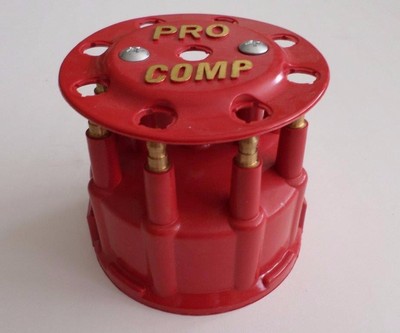 RED Ready-To-Run/Pro Billet Replacement Distributor Cap PROCOMP SPEEDMASTER