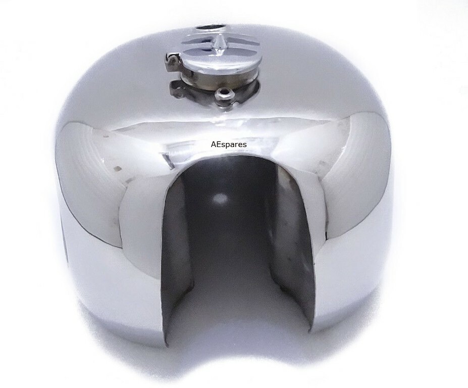 BSA Goldstar 4 Gallon Stainless Steel Petrol Fuel Tank With Filler Cap  