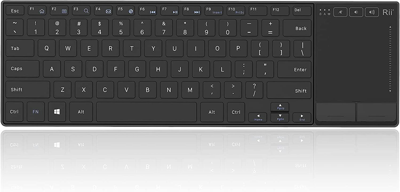 K22 Wireless Keyboard for Windows,Ultra Slim Silent Keyboard with Touchpad,