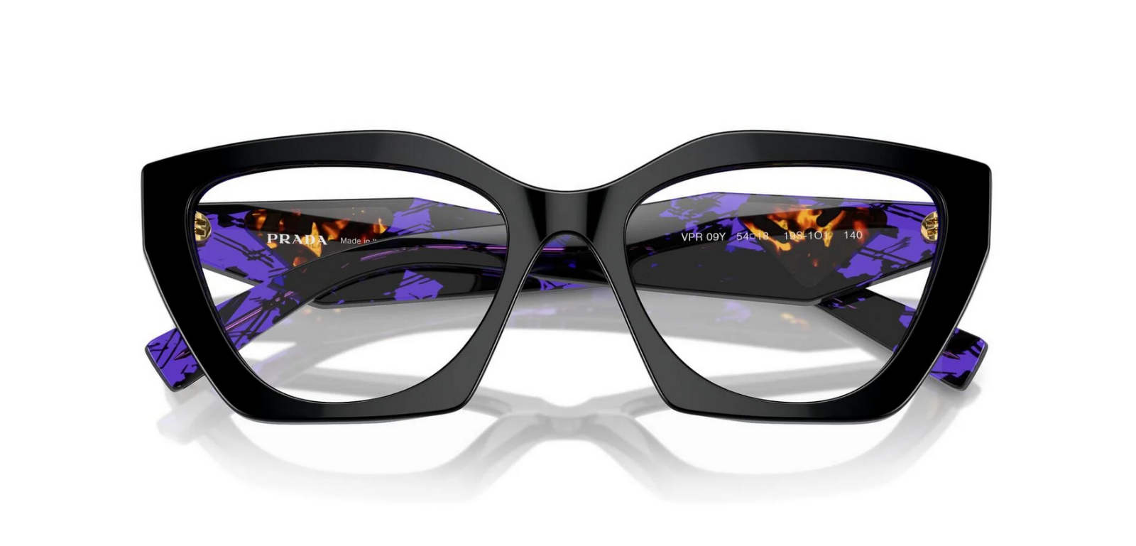 Pre-owned Prada Brand 2024  Authentic Eyeglasses Pr 09yv 19s-1o1 Rx Authentic Frame S In Clear