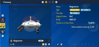 Pokemon Scarlet & Violet 6IV Shiny MAGNEZONE Max EVs
