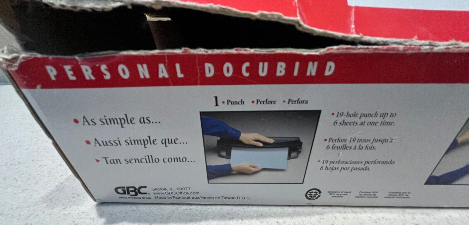 GBC Docubind Personal Presentation Binding System Machine Comb Bind Co Pricetronic