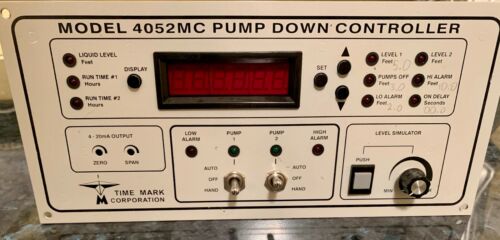 Time Mark Corporation Model 4052MC Pump Down Controller Used
