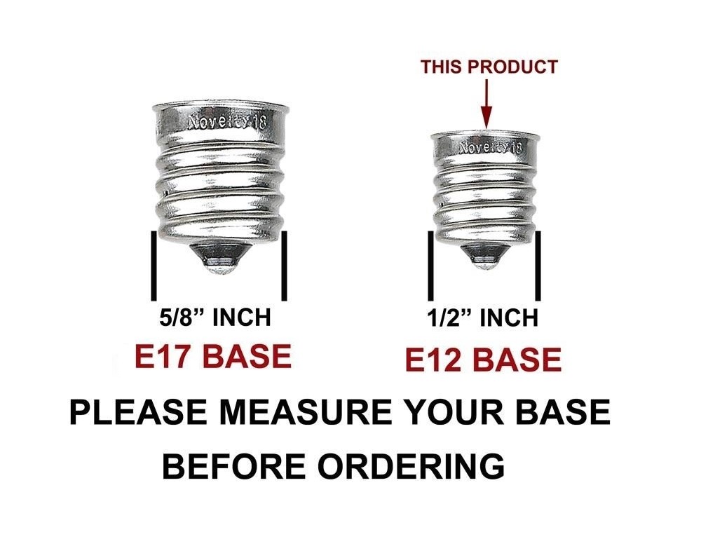 25 Pk. Brightown Lights G40 Outdoor String Light Bulbs Candelabra Base 5 Watt US