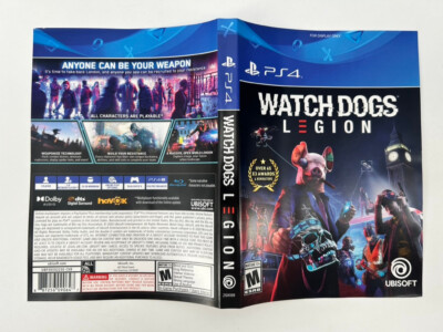 Watch Dogs Legion PS4 GameStop Promotional Display Artwork