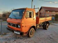 Left hand drive MAN 8.136 3 way tipper, Manual gearbox on springs, Manual pump,