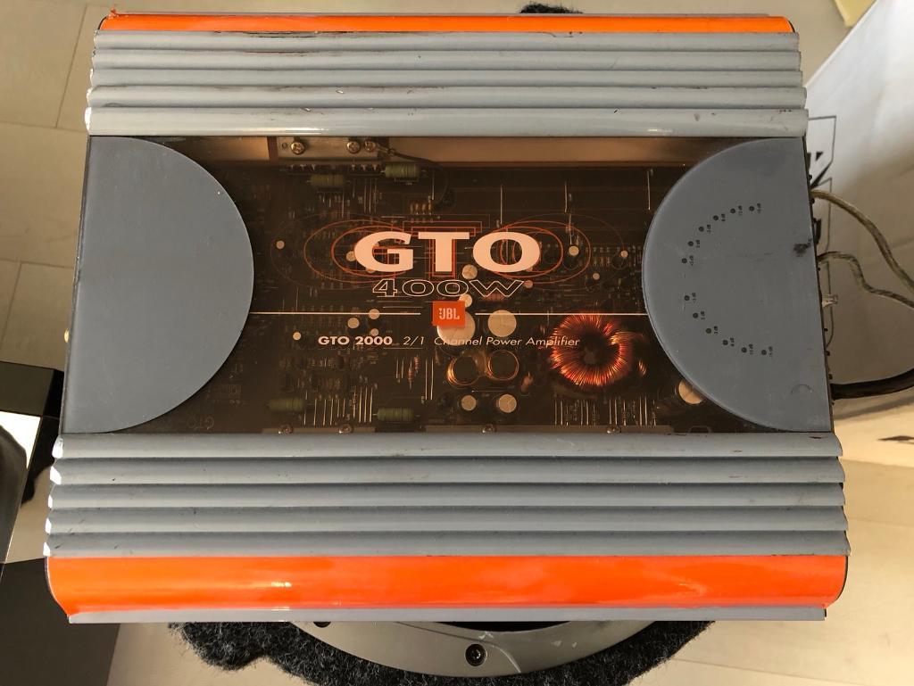 JBL GTO Amplifier 400w 2/1 channel power amp in Glasgow Gumtree