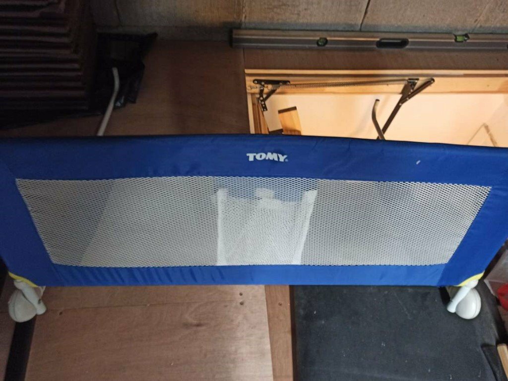 Tomy bed safety guard rail blue & white in Middleton, Manchester