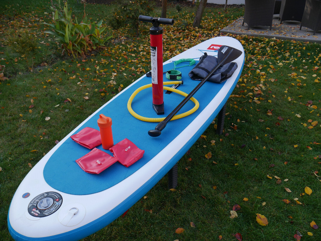 Red Paddle Ride 10'6 2017, Inflatable SUP Paddle Board, aluminium