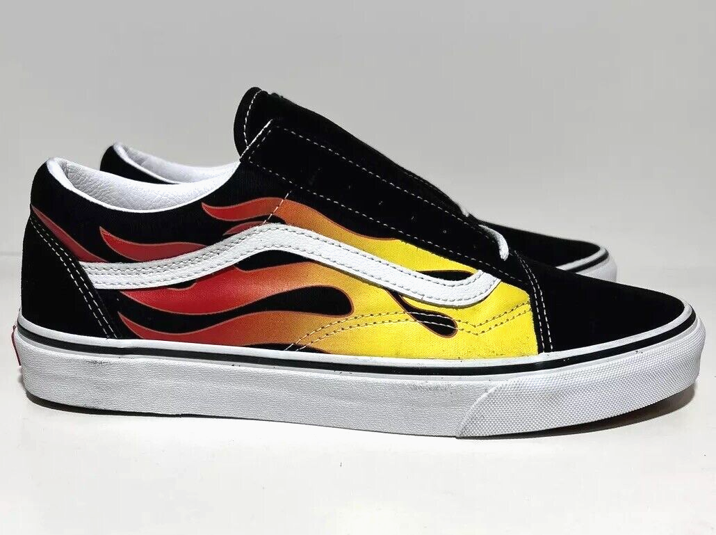 VANS Old Skool Flame ファイヤーパターン　ゴールデンサイズ ゴールデンサイズ VANS オールドスクール ファイヤーパターン