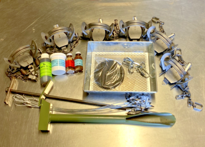 Coyote Trapping Package duke #2 coil spring kit Fox Coyote Raccoon New sale