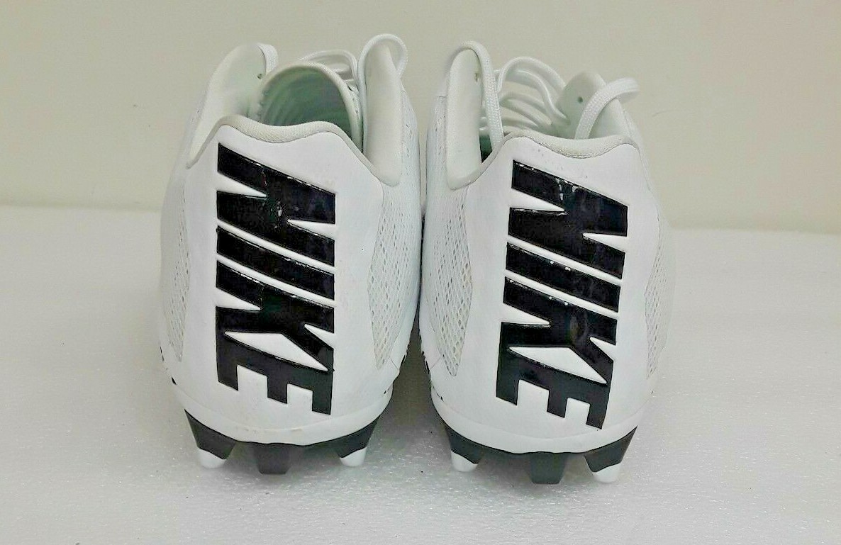 New Nike Vapor Speed 2 TD Football Cleats White Black 833380-100 sz 14 light