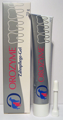 Orozyme Zahnpflege Gel 70g - Hund & Katze - Mundgeruch Hygiene 1ml = 0,18€