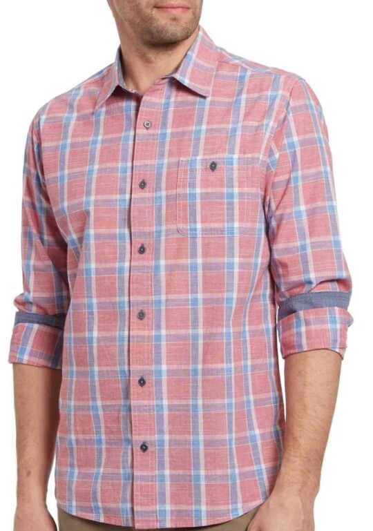 Flag & Anthem 257887 Men Rangerville Plaid Slim Fit Button-Up Shirt Size 2XL