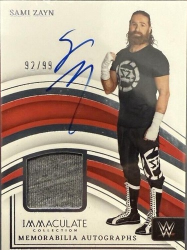 2023 Panini Immaculate Collection WWE - Sami Zayn #MA-SZN