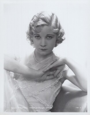Una Merkel Hollywood 1930's glamour portrait vintage 8x10 inch photo