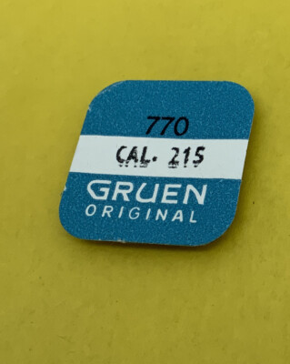 Gruen 215  Mainspring PN 770. 3 X 13 X 8. New Old Stock