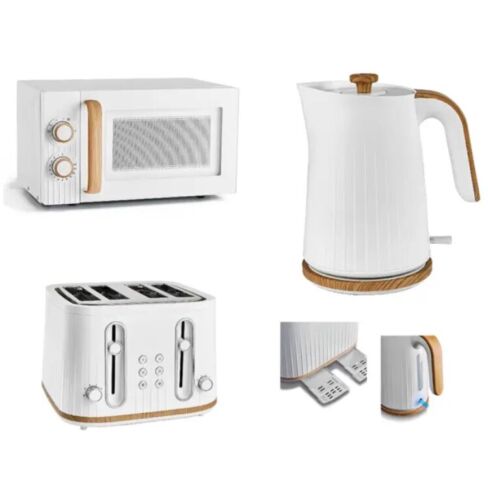 Asda white and wood cheap microwave