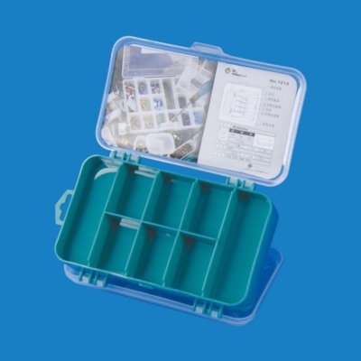 Tool Box Transparent Double-Side Multifunctional Storage Tool Case Plastic Case