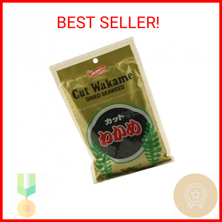 Wakame Cut Dried Seaweed 2.5 Ounce By Shirakiku