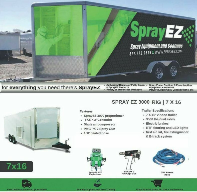 Foam Jacking and Spray Foam Rig for Sale Free Training and Financing