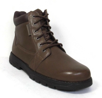 

Мужские коричневые кожаные ботинки ROCKPORT MARANGUE PLAIN TOE, размер 8,5, K59210, Brown/olive green
