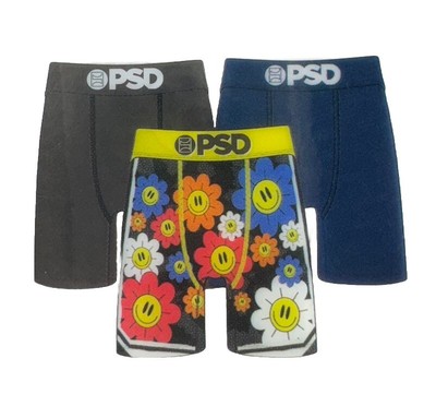 PSD Core Standard Dayzee Smiles 3 Pack Premium Boxer Briefs Sz S (28-30) NEW $65
