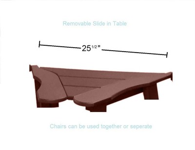 Phat Tommy Recycled Poly Resin Balcony Chair Settee [ID 3258705]