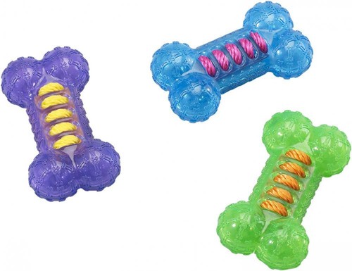 UPC 885279705159 product image for Ethical Products 773169 Dura-brite Lace-up Bone Dog Toy 5-inch | upcitemdb.com