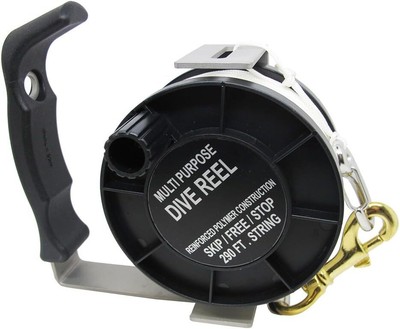 Scuba Choice Diving Stainless Steel Heavy Duty Multi-Purpose 290-Feet, Black 