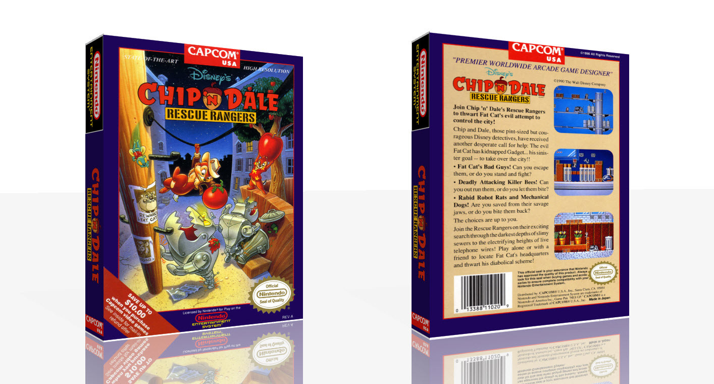 Chip 'n Dale Rescue Rangers【中古・NES北米版】 Disney's Chip 'N Dale Rescue Rangers -- NES Nintendo