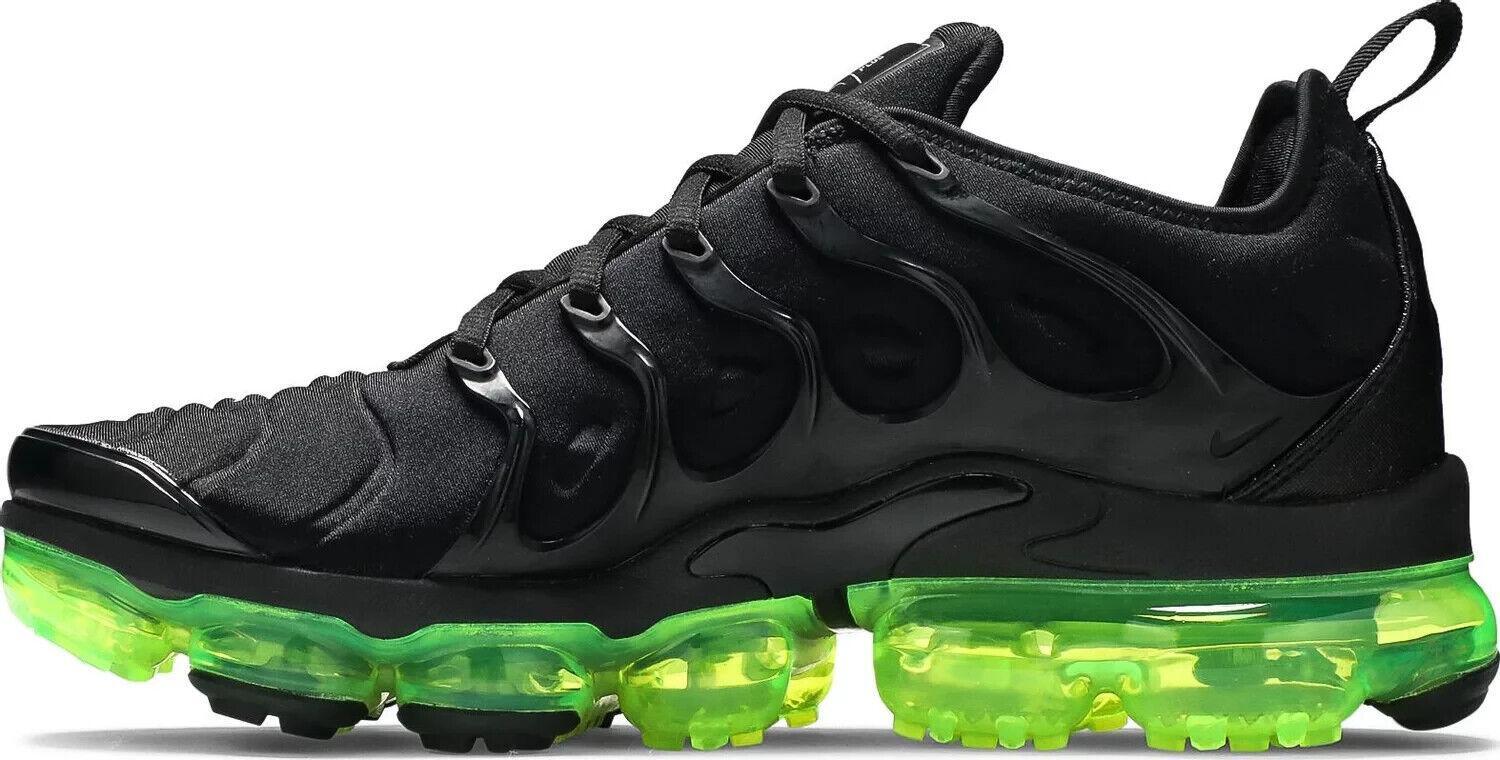 Size 9.5 - Nike Air VaporMax Plus Black Volt for sale online Size 9.5 - Nike Air VaporMax Plus Black Volt for sale online