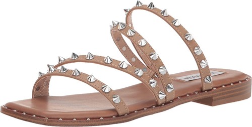 

Женские повседневные шлепанцы Steve Madden Selina, светло-коричневые, Бежевый