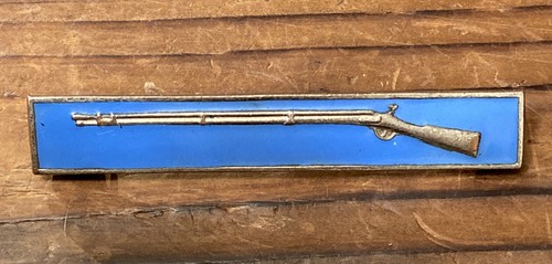 c.1940 VTG WWII ARMY Military Rifle STERLING SILVER Gun Blue