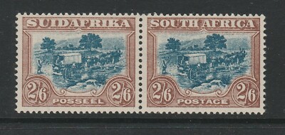 South Africa 1944 2/6d with Scratch R 17/5 SG 49b Mint.