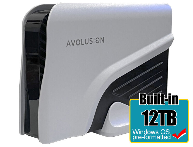 Avolusion Pro-Z Series 12tb Usb 3.0 External Hard Drive For Windowsos Pc, Laptop