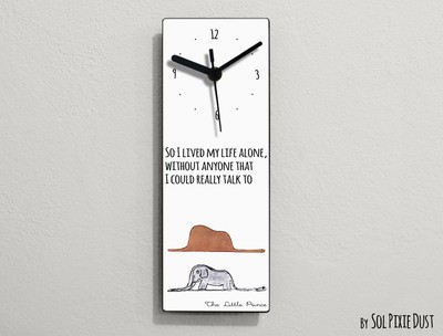 The Little Prince Quotes - Le Petit Prince Quote -So I lived my life alone....
