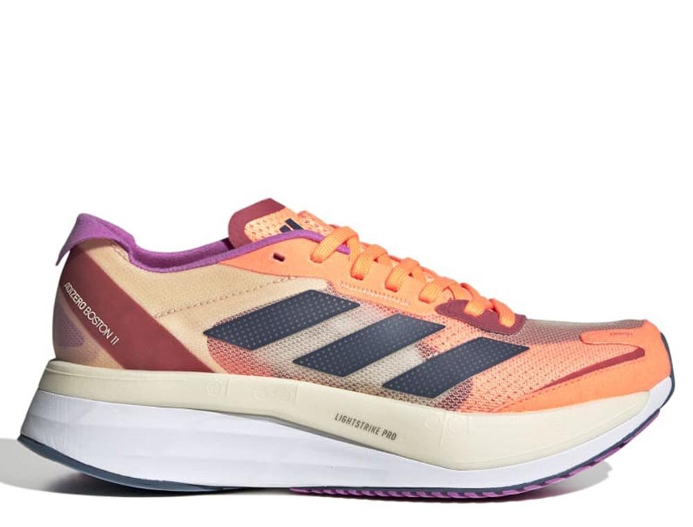 

Adidas Adizero Boston 11 Женские оранжевые кроссовки GX6654, Оранжевый, adidas adizero boston