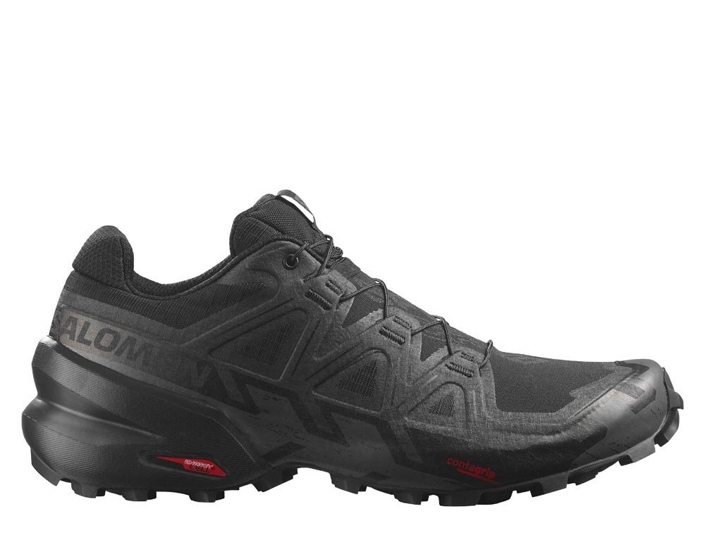 Мужские черные туфли Salomon Speedcross 6 WIDE L41744000